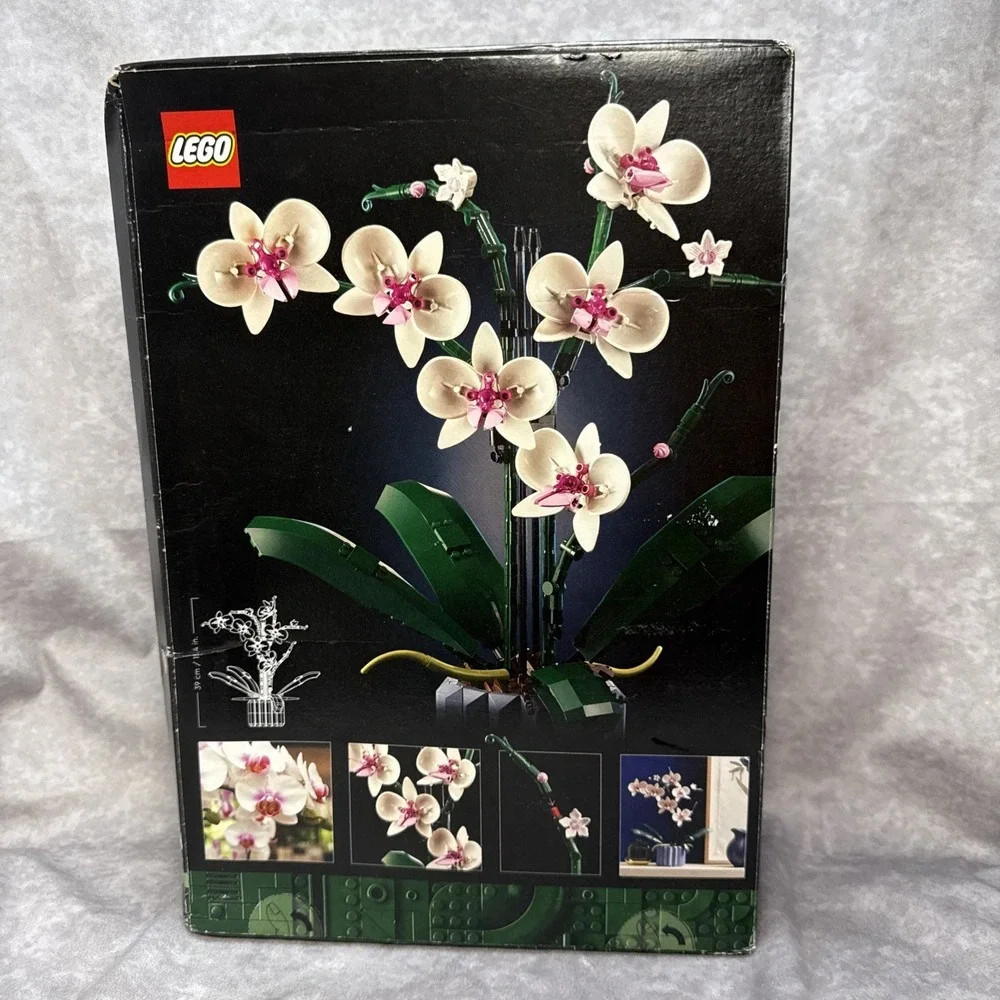 LEGO Botanical Collection Orchid Flower 10311 NIB New With Light Box Wear